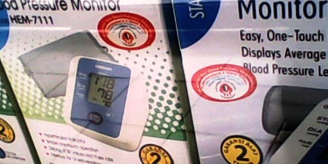 Daftar Harga Alat Ukur Kesehatan Tensi digital Omron