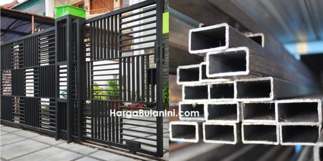 Harga Besi Hollow Terbaru, Aneka Jenis Ukuran Spesifikasi dan Merek