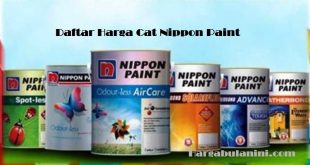 daftar harga cat tembok nippon paint terkini bulan ini