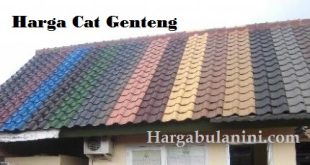 list harga cat genteng terbaru bulan ini