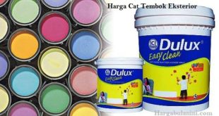 update daftar harga cat tembok eksterior terbaru bulan ini