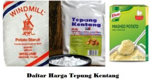daftar harga tepung kentang terbaru bulan ini