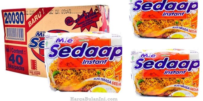 Harga Mie Sedaap Goreng 1 Dus Terbaru