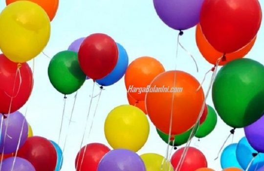 Harga Balon Terbaru untuk Pesta Ulang Tahun Acara Reuni Pernikahan